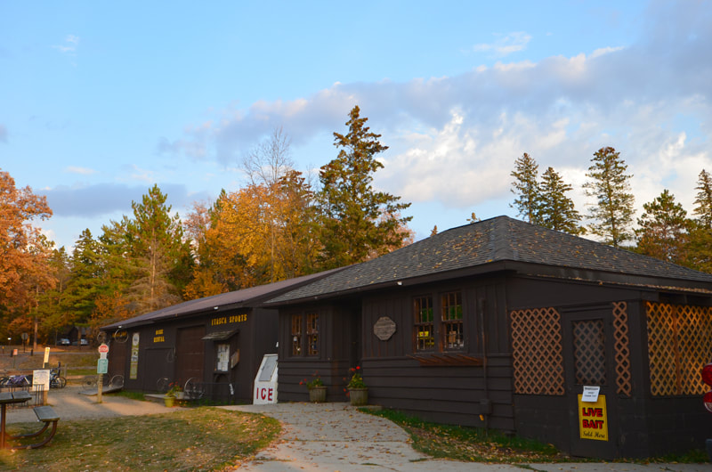 Visitor center at Itasca State Park
